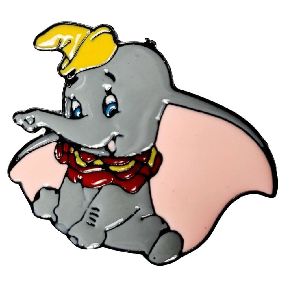 Dumbo Clown Lapel Pin Hat Elephant Brooch Badge Accessories Jewelry Gift Pin